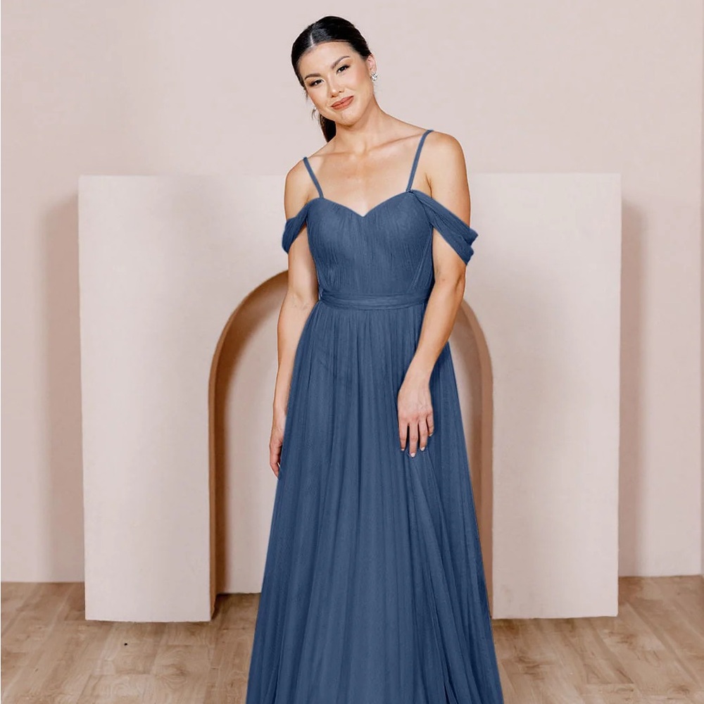 Revelry, Size 2, Rosalie Convertible Dress, Romantic Blue